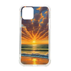 Waves At Sunset Iphone 11 Pro 5 8 Inch Tpu Uv Print Case by GardenOfOphir