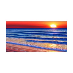 Golden Sunset Over Beach Yoga Headband by GardenOfOphir