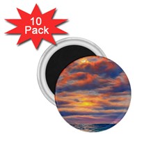 Serene Sunset Over Beach 1 75  Magnets (10 Pack)  by GardenOfOphir