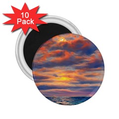 Serene Sunset Over Beach 2 25  Magnets (10 Pack)  by GardenOfOphir