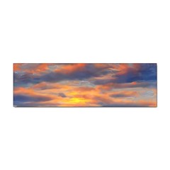 Serene Sunset Over Beach Sticker Bumper (100 Pack) by GardenOfOphir