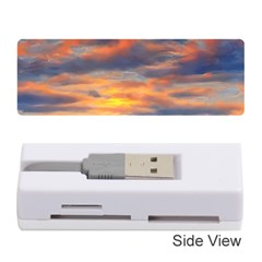 Serene Sunset Over Beach Memory Card Reader (stick) by GardenOfOphir