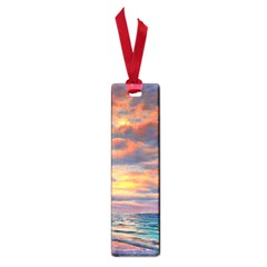 Serene Sunset Over Beach Small Book Marks by GardenOfOphir