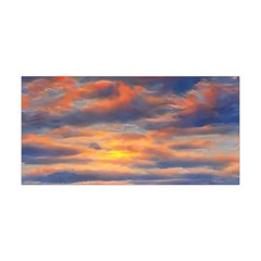 Serene Sunset Over Beach Yoga Headband by GardenOfOphir