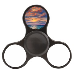 Serene Sunset Over Beach Finger Spinner by GardenOfOphir