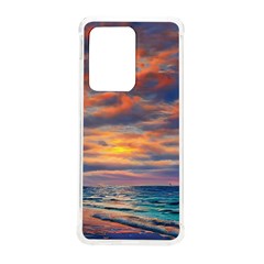 Serene Sunset Over Beach Samsung Galaxy S20 Ultra 6 9 Inch Tpu Uv Case by GardenOfOphir