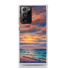 Serene Sunset Over Beach Samsung Galaxy Note 20 Ultra Tpu Uv Case by GardenOfOphir