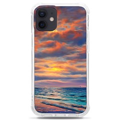 Serene Sunset Over Beach Iphone 12 Mini Tpu Uv Print Case	 by GardenOfOphir