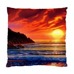 Reflecting Sunset Over Beach Standard Cushion Case (Two Sides) Front