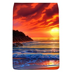 Reflecting Sunset Over Beach Removable Flap Cover (s) by GardenOfOphir