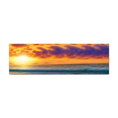 Summer Sunset Over The Ocean Sticker Bumper (10 Pack) by GardenOfOphir