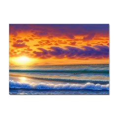 Summer Sunset Over The Ocean Sticker A4 (100 Pack) by GardenOfOphir