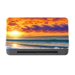 Summer Sunset Over The Ocean Memory Card Reader With Cf by GardenOfOphir