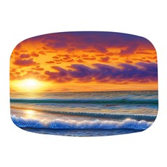 Summer Sunset Over The Ocean Mini Square Pill Box by GardenOfOphir