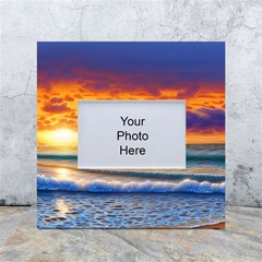 Summer Sunset Over The Ocean White Box Photo Frame 4  X 6  by GardenOfOphir