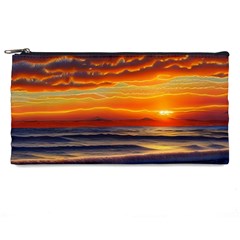 Nature s Sunset Over Beach Pencil Case by GardenOfOphir