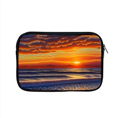 Nature s Sunset Over Beach Apple Macbook Pro 15  Zipper Case by GardenOfOphir