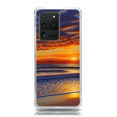 Nature s Sunset Over Beach Samsung Galaxy S20 Ultra 6 9 Inch Tpu Uv Case