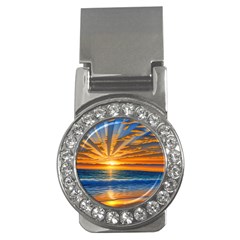 Sunset Scenic View Photography Money Clips (cz)  by GardenOfOphir