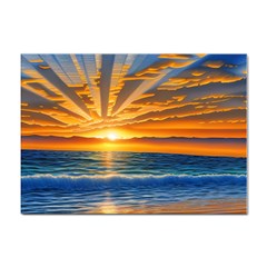 Sunset Scenic View Photography Sticker A4 (10 Pack) by GardenOfOphir