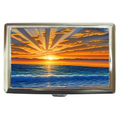 Sunset Scenic View Photography Cigarette Money Case by GardenOfOphir