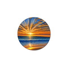 Sunset Scenic View Photography Golf Ball Marker (4 Pack) by GardenOfOphir