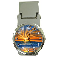 Sunset Scenic View Photography Money Clip Watches by GardenOfOphir