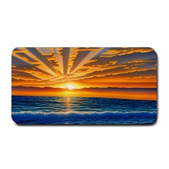 Sunset Scenic View Photography Medium Bar Mat by GardenOfOphir