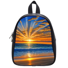 Sunset Scenic View Photography School Bag (small) by GardenOfOphir