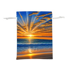 Sunset Scenic View Photography Lightweight Drawstring Pouch (s) by GardenOfOphir