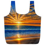 Sunset Scenic View Photography Full Print Recycle Bag (XXL) Front