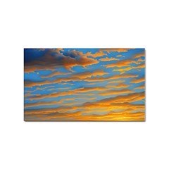 Orange Sunset On The Beach Sticker Rectangular (10 Pack) by GardenOfOphir