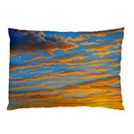 Orange Sunset On The Beach Pillow Case (Two Sides) Back