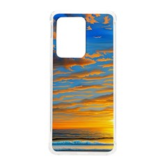 Orange Sunset On The Beach Samsung Galaxy S20 Ultra 6 9 Inch Tpu Uv Case