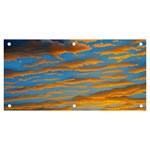 Orange Sunset On The Beach Banner and Sign 6  x 3  Front