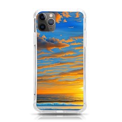 Orange Sunset On The Beach Iphone 11 Pro Max 6 5 Inch Tpu Uv Print Case