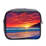 Sunset Over The Ocean Mini Toiletries Bag (Two Sides) Back