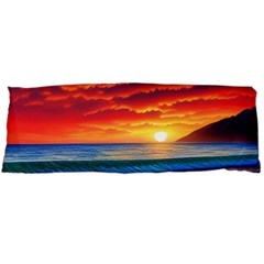 Sunset Over The Ocean Body Pillow Case (dakimakura) by GardenOfOphir