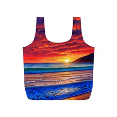 Sunset Over The Ocean Full Print Recycle Bag (s) by GardenOfOphir