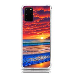 Sunset Over The Ocean Samsung Galaxy S20plus 6 7 Inch Tpu Uv Case by GardenOfOphir