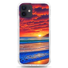 Sunset Over The Ocean Iphone 12 Mini Tpu Uv Print Case	 by GardenOfOphir