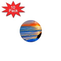 Tropical Sunset 1  Mini Magnet (10 Pack)  by GardenOfOphir