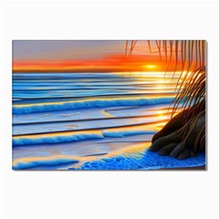 Tropical Sunset Postcards 5  X 7  (pkg Of 10) by GardenOfOphir