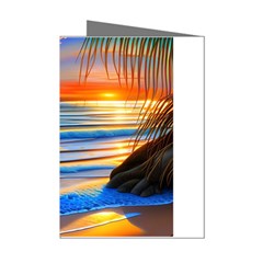 Tropical Sunset Mini Greeting Cards (pkg Of 8) by GardenOfOphir