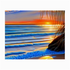 Tropical Sunset Small Glasses Cloth by GardenOfOphir