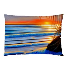 Tropical Sunset Pillow Case by GardenOfOphir