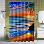 Tropical Sunset Shower Curtain 48  x 72  (Small)  Curtain(48  X 72 ) - 42.18 x64.8  Curtain(48  X 72 )