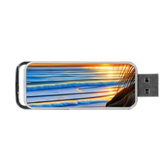 Tropical Sunset Portable Usb Flash (one Side) by GardenOfOphir