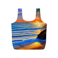 Tropical Sunset Full Print Recycle Bag (s) by GardenOfOphir