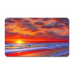 Golden Sun Magnet (rectangular) by GardenOfOphir